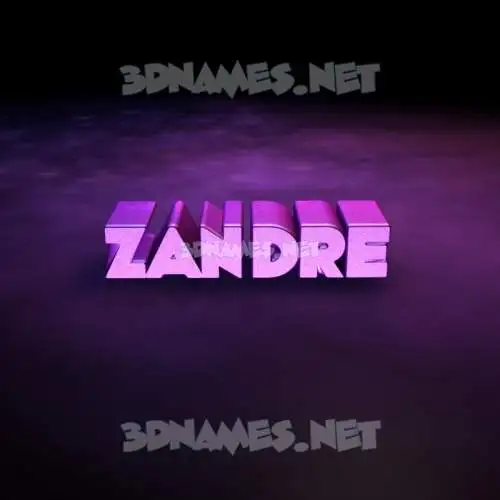 zandre in Big Purple style - 3D name wallpaper zandre in Big Purple style - 3D name wallpaper