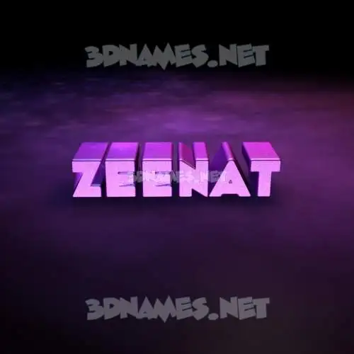 zeenat in Big Purple style - 3D name wallpaper zeenat in Big Purple style - 3D name wallpaper