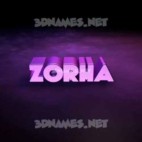 zorha in Big Purple style - 3D name wallpaper zorha in Big Purple style - 3D name wallpaper