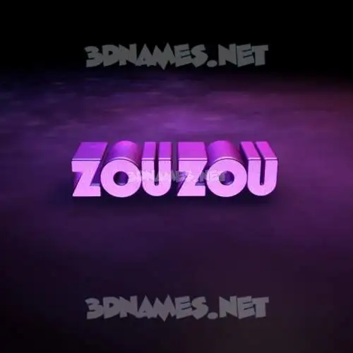 zouzou in Big Purple style - 3D name wallpaper zouzou in Big Purple style - 3D name wallpaper