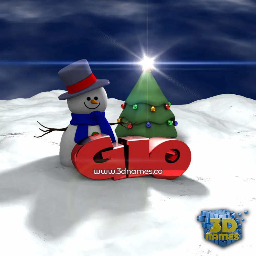 gio in Happy Xmas style - 3D name wallpaper gio in Happy Xmas style - 3D name wallpaper