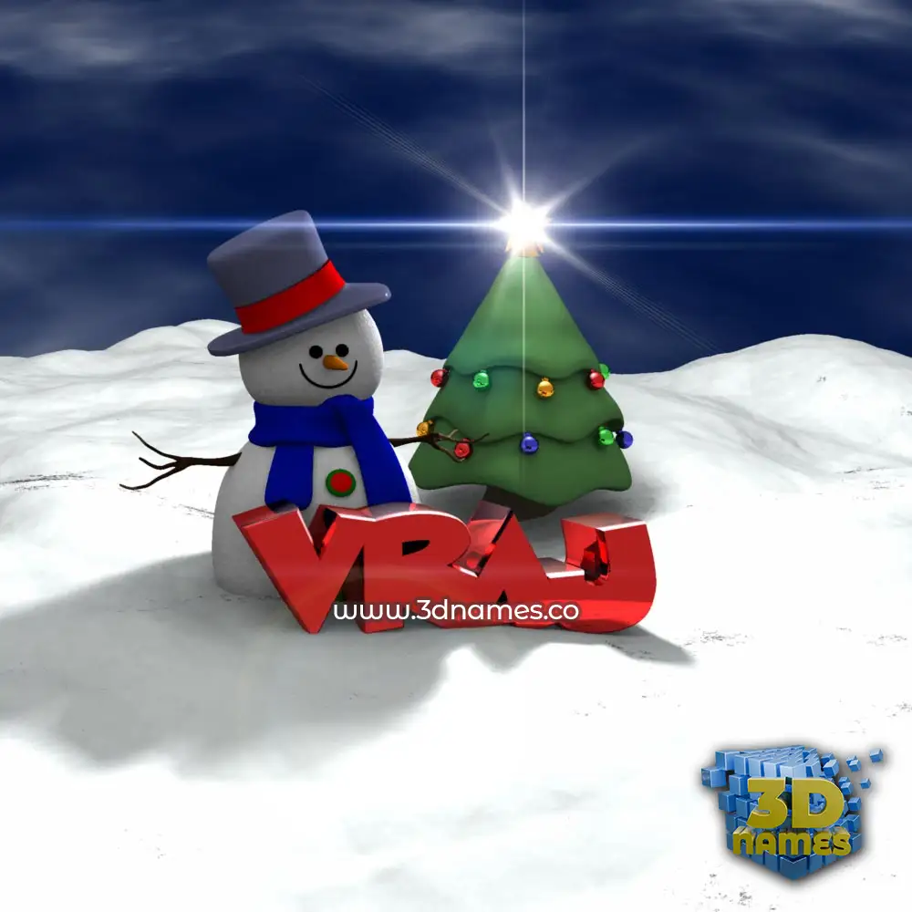 vraj in Happy Xmas style - 3D name wallpaper vraj in Happy Xmas style - 3D name wallpaper