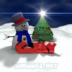 cjay in Happy Xmas style - 3D name wallpaper
