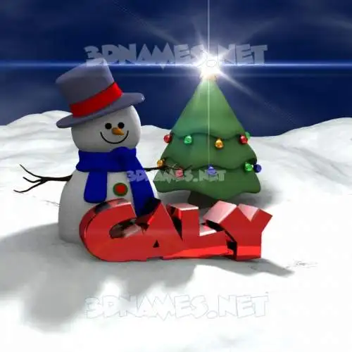 caly in Happy Xmas style - 3D name wallpaper caly in Happy Xmas style - 3D name wallpaper