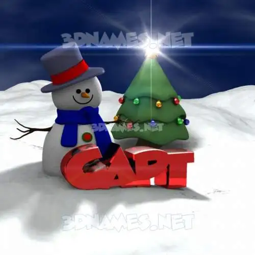 capt in Happy Xmas style - 3D name wallpaper capt in Happy Xmas style - 3D name wallpaper