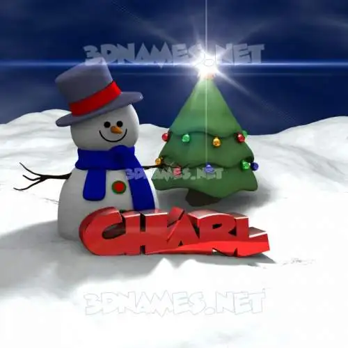 charl in Happy Xmas style - 3D name wallpaper charl in Happy Xmas style - 3D name wallpaper