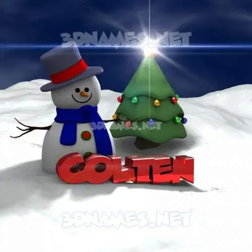 colten in Happy Xmas style - 3D name wallpaper colten in Happy Xmas style - 3D name wallpaper