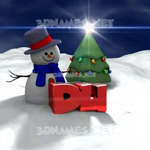 du in Happy Xmas style - 3D name wallpaper du in Happy Xmas style - 3D name wallpaper