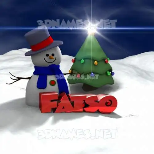 fatso in Happy Xmas style - 3D name wallpaper fatso in Happy Xmas style - 3D name wallpaper