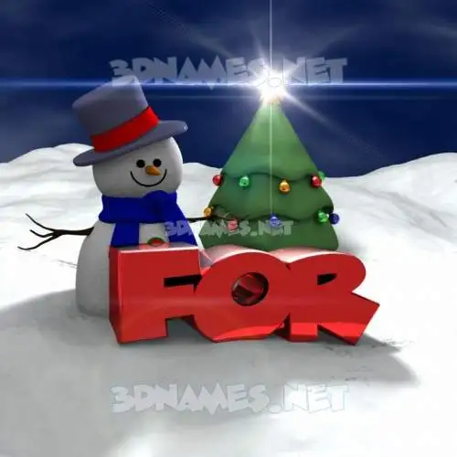 for in Happy Xmas style - 3D name wallpaper for in Happy Xmas style - 3D name wallpaper