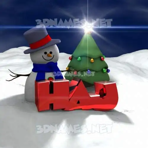 haj in Happy Xmas style - 3D name wallpaper haj in Happy Xmas style - 3D name wallpaper