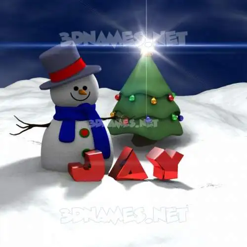 j a y in Happy Xmas style - 3D name wallpaper j a y in Happy Xmas style - 3D name wallpaper