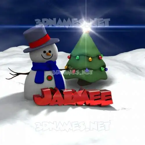 jaimee in Happy Xmas style - 3D name wallpaper jaimee in Happy Xmas style - 3D name wallpaper