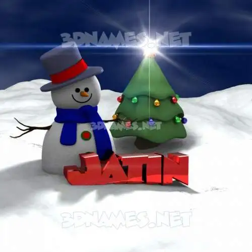 jatin in Happy Xmas style - 3D name wallpaper jatin in Happy Xmas style - 3D name wallpaper