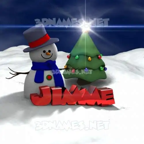 jimme in Happy Xmas style - 3D name wallpaper jimme in Happy Xmas style - 3D name wallpaper