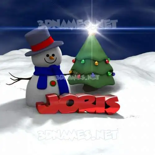 joris in Happy Xmas style - 3D name wallpaper joris in Happy Xmas style - 3D name wallpaper