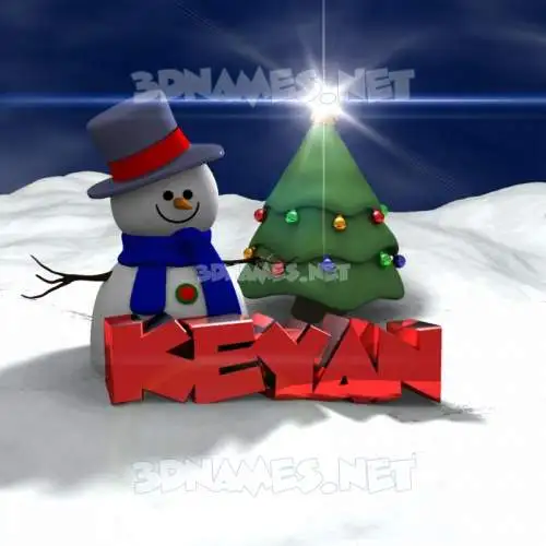 keyan in Happy Xmas style - 3D name wallpaper keyan in Happy Xmas style - 3D name wallpaper