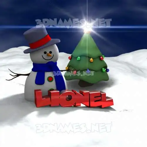 lionel in Happy Xmas style - 3D name wallpaper lionel in Happy Xmas style - 3D name wallpaper