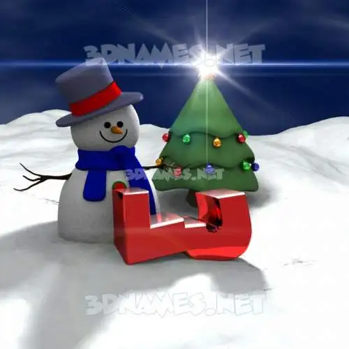 lj in Happy Xmas style - 3D name wallpaper lj in Happy Xmas style - 3D name wallpaper