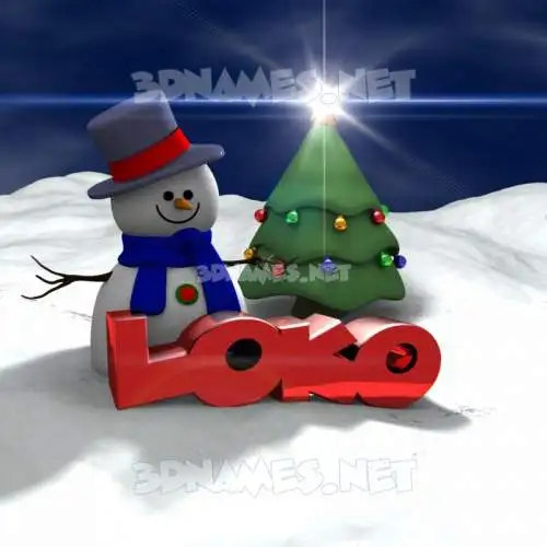 loko in Happy Xmas style - 3D name wallpaper loko in Happy Xmas style - 3D name wallpaper