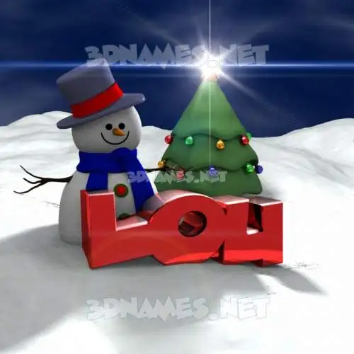 lou in Happy Xmas style - 3D name wallpaper lou in Happy Xmas style - 3D name wallpaper