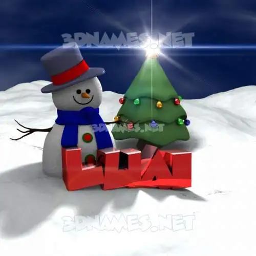 luai in Happy Xmas style - 3D name wallpaper luai in Happy Xmas style - 3D name wallpaper