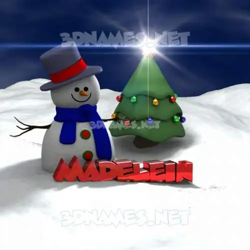 madelein in Happy Xmas style - 3D name wallpaper madelein in Happy Xmas style - 3D name wallpaper