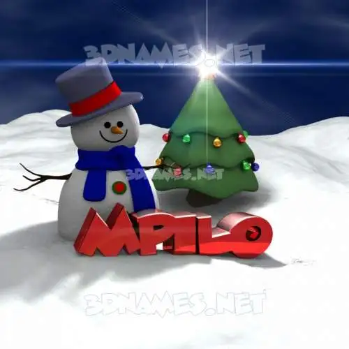 mpilo in Happy Xmas style - 3D name wallpaper mpilo in Happy Xmas style - 3D name wallpaper