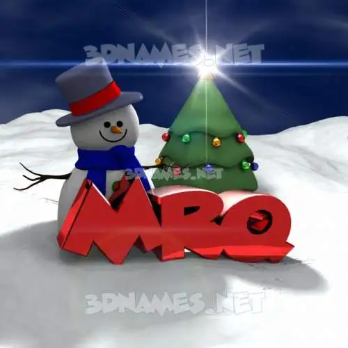 mrq in Happy Xmas style - 3D name wallpaper mrq in Happy Xmas style - 3D name wallpaper