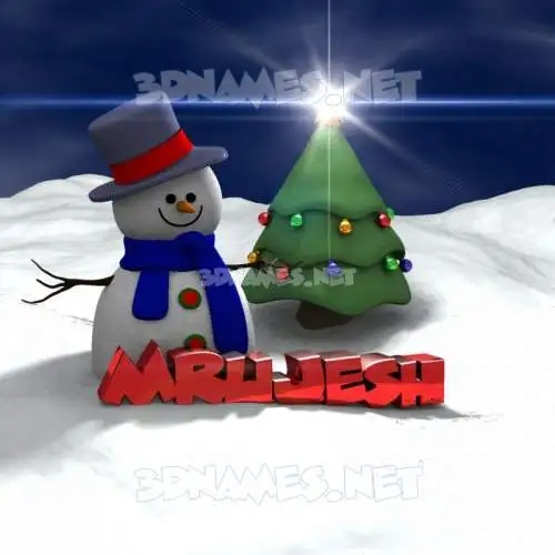 mrujesh in Happy Xmas style - 3D name wallpaper mrujesh in Happy Xmas style - 3D name wallpaper