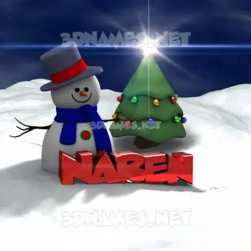 naren in Happy Xmas style - 3D name wallpaper naren in Happy Xmas style - 3D name wallpaper