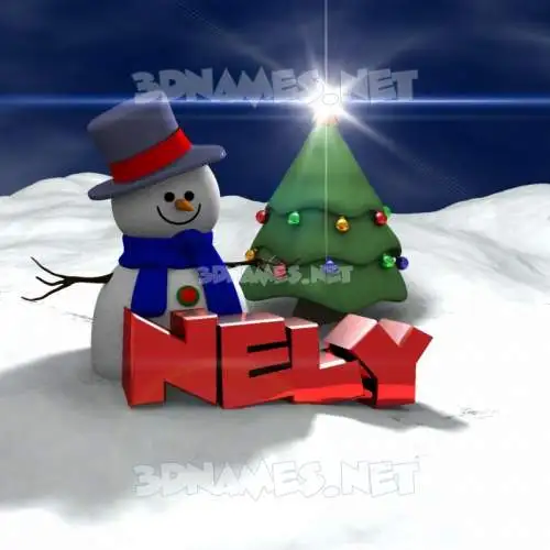 nely in Happy Xmas style - 3D name wallpaper nely in Happy Xmas style - 3D name wallpaper