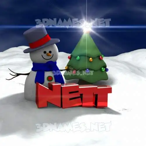 nett in Happy Xmas style - 3D name wallpaper nett in Happy Xmas style - 3D name wallpaper