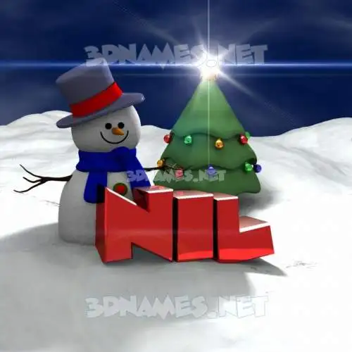 nil in Happy Xmas style - 3D name wallpaper nil in Happy Xmas style - 3D name wallpaper