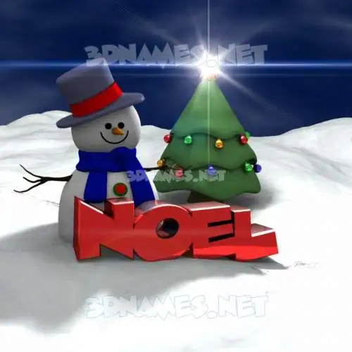 noel in Happy Xmas style - 3D name wallpaper noel in Happy Xmas style - 3D name wallpaper