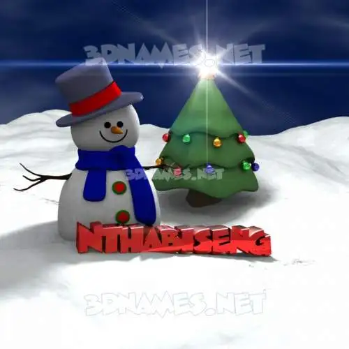 nthabiseng in Happy Xmas style - 3D name wallpaper nthabiseng in Happy Xmas style - 3D name wallpaper