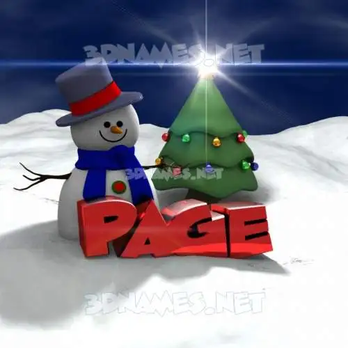 page in Happy Xmas style - 3D name wallpaper page in Happy Xmas style - 3D name wallpaper