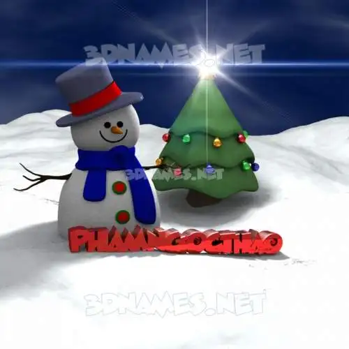 phamngocthao in Happy Xmas style - 3D name wallpaper phamngocthao in Happy Xmas style - 3D name wallpaper