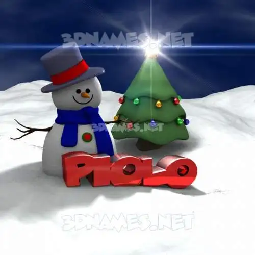 piolo in Happy Xmas style - 3D name wallpaper piolo in Happy Xmas style - 3D name wallpaper