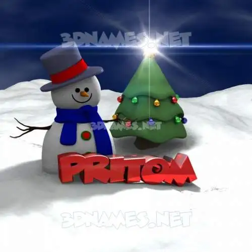 pritom in Happy Xmas style - 3D name wallpaper pritom in Happy Xmas style - 3D name wallpaper