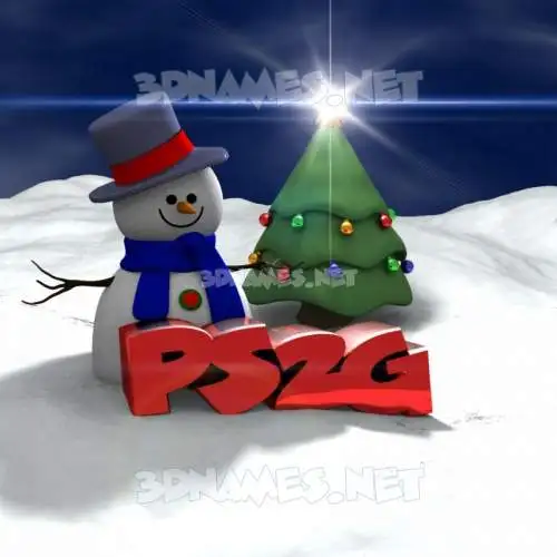 ps2g in Happy Xmas style - 3D name wallpaper ps2g in Happy Xmas style - 3D name wallpaper