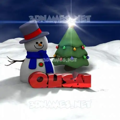 qusai in Happy Xmas style - 3D name wallpaper qusai in Happy Xmas style - 3D name wallpaper