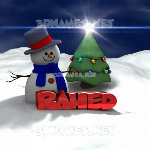 rahed in Happy Xmas style - 3D name wallpaper rahed in Happy Xmas style - 3D name wallpaper