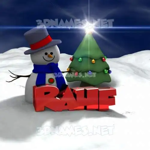 rahf in Happy Xmas style - 3D name wallpaper rahf in Happy Xmas style - 3D name wallpaper