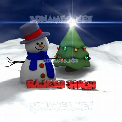 rajesh singh in Happy Xmas style - 3D name wallpaper rajesh singh in Happy Xmas style - 3D name wallpaper