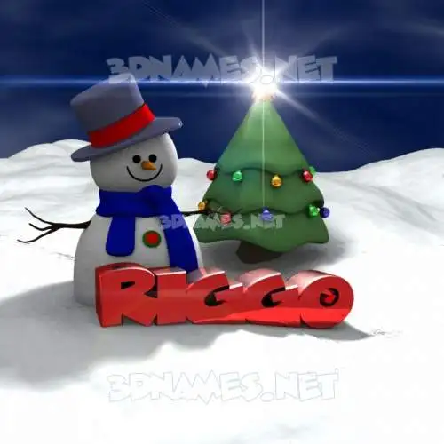 riggo in Happy Xmas style - 3D name wallpaper riggo in Happy Xmas style - 3D name wallpaper