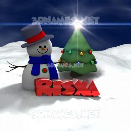 risxa in Happy Xmas style - 3D name wallpaper risxa in Happy Xmas style - 3D name wallpaper
