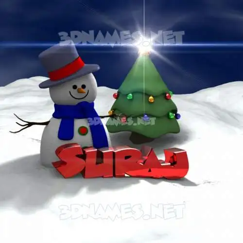 suraj in Happy Xmas style - 3D name wallpaper suraj in Happy Xmas style - 3D name wallpaper
