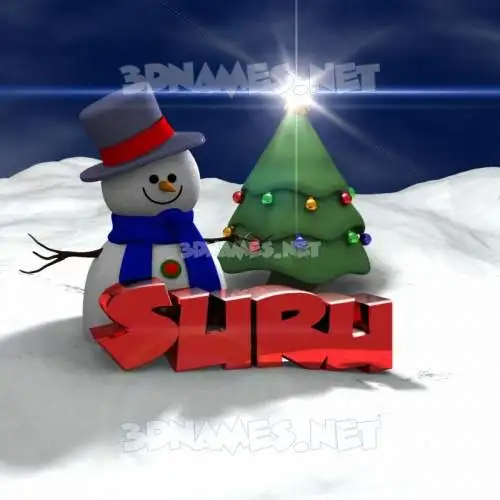 suru in Happy Xmas style - 3D name wallpaper suru in Happy Xmas style - 3D name wallpaper