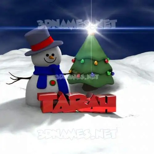 tarah in Happy Xmas style - 3D name wallpaper tarah in Happy Xmas style - 3D name wallpaper